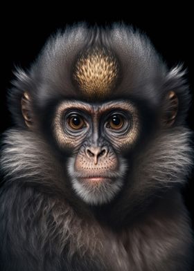 Majestic Monkey Portrait