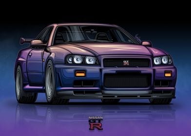 Nissan Skyline R34 Pearl