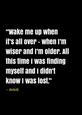 Avicii quotes 