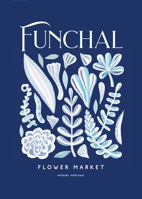 Funchal Flower Market Blue