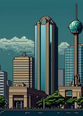 Dallas Pixel art