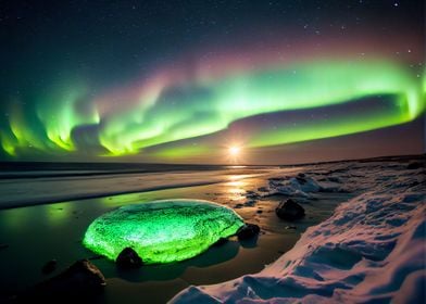 aurora at north cape