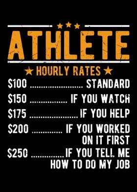 Athlete Hourly Rates