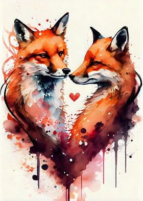 Fox Romantic Couple