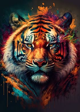 Color Splash Tiger