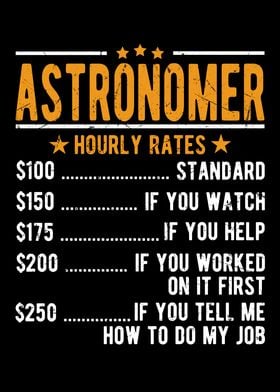 Astronomer Hourly Rates