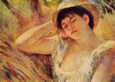 the sleeper 1880 by Renoir