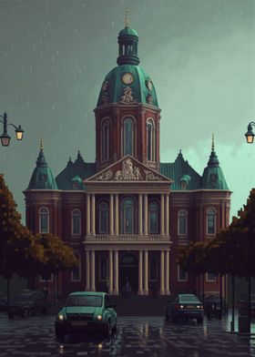 Karlsruhe Pixel art