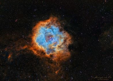 Rosette Nebula SHO