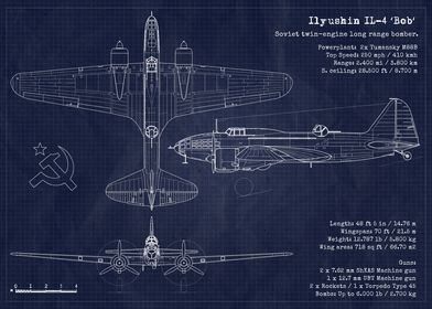 Ilyushin IL4 Blueprint