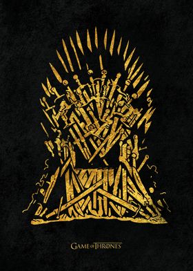 3 pieces Metal Posters Displate Game of Thrones