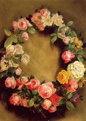 crown of roses by Renoir