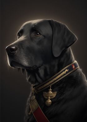 Black Labrador Portrait