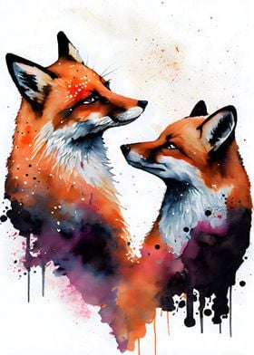 Fox Romantic Couple