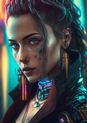 2100 Cyberpunk Girl