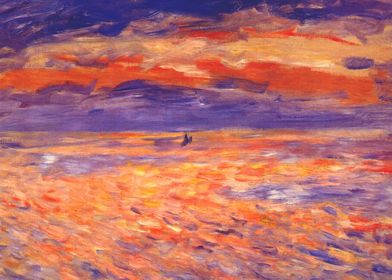 sunset at sea 1879