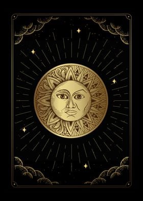 Tarot the sun disc