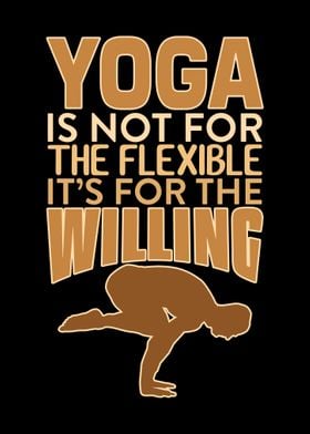 Yoga is not flexible