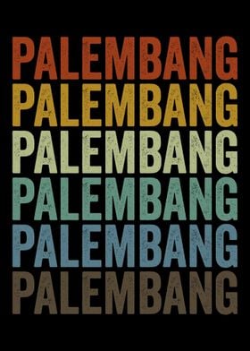 Palembang Indonesia Retro