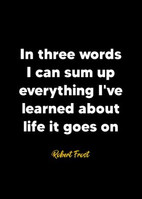 Robert Frost quote