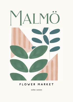 Malmo Sweden Flower Market