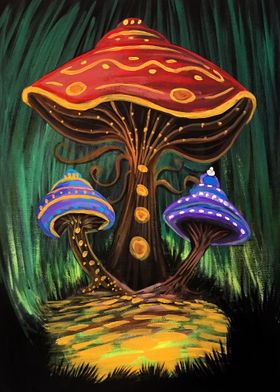 A Mushroom World