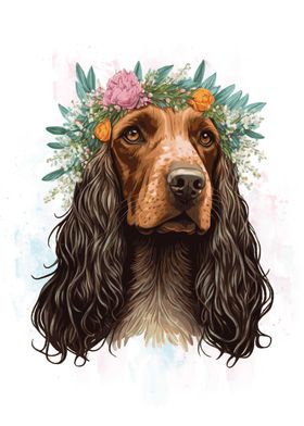 English Cocker Spaniel Art