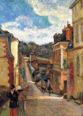 Rue Jouvenet in Rouen 1884