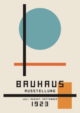 Teal Circle  Bauhaus