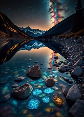 Gemstone Cosmos Reflection