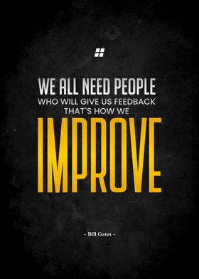 BILL GATES improve quotes