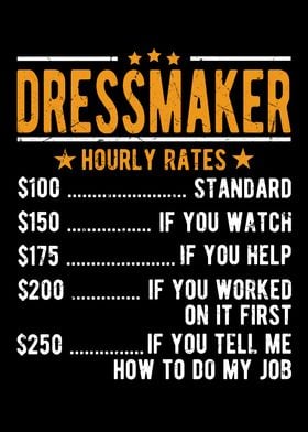 Dressmaker Hourly Rates