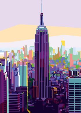 Empire States Pop Art