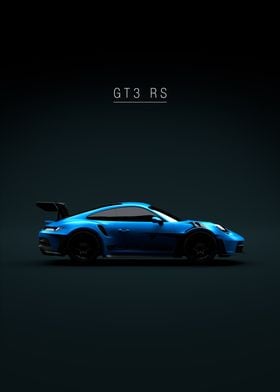 2022 911 GT3 RS Shark Blue