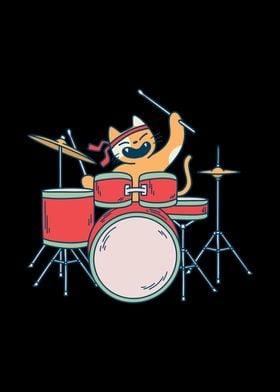 Cat Drummer