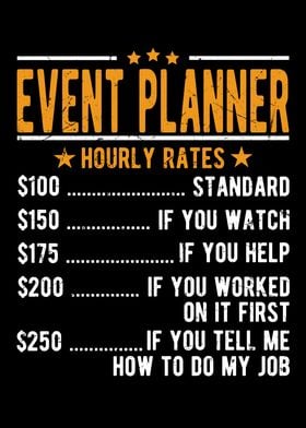 Event Planner Hourly Rates