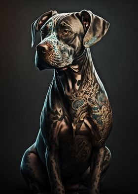 Dog Tattoo Style