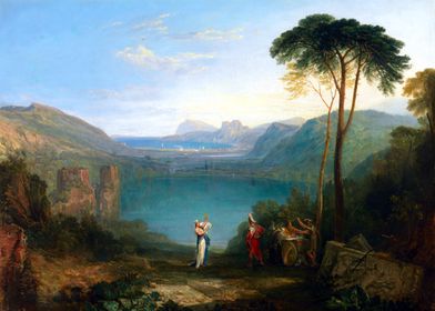 Lake Avernus by Turner