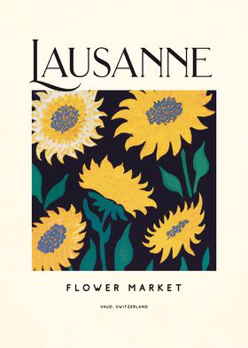 Lusanne Flower Market Art
