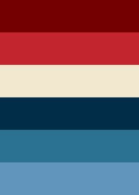 Red Blue Color Palette