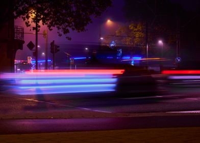 Urban street night