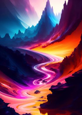 Valley of Melting Colors