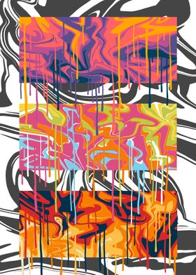 ABSTRACT GRAFFITI PATTERN