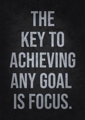 Key To Success Focus