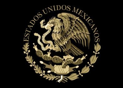 Mexican Flag Seal Mexico