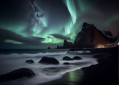 Aurora Borealis North Cape