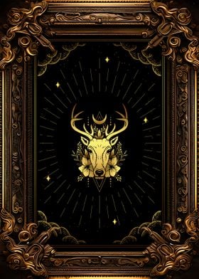 Tarot deer head