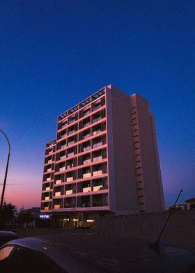 Building sunset