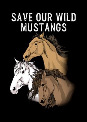 Horse Lover Wild Mustangs