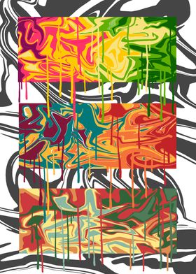 ABSTRACT GRAFFITI PATTERN